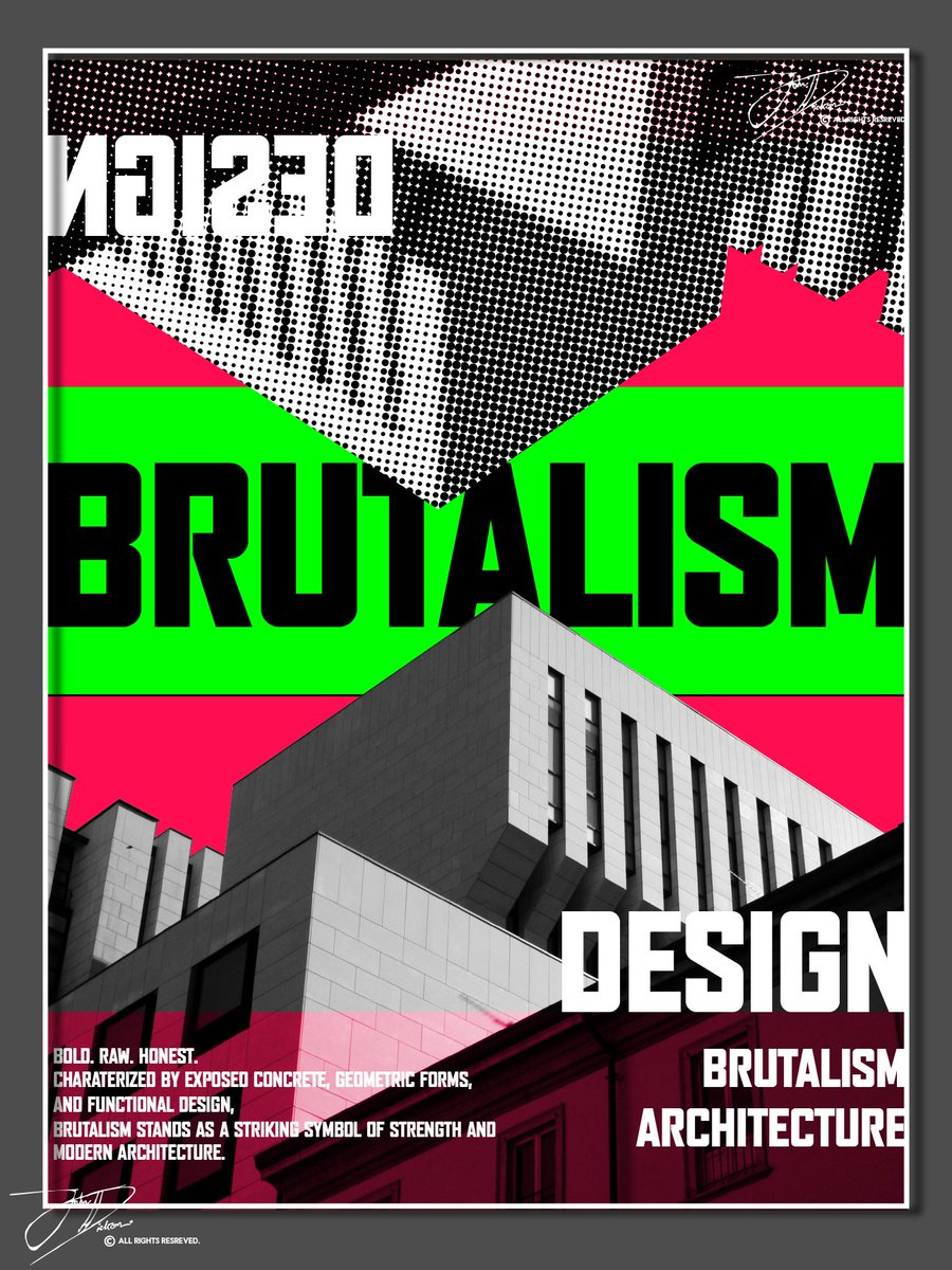 Jon_spade41's tweet photo. It's been a minute since I made a design. So I decided to take on a certain style of design
BRUTALISM. 
What do y'all think? https://t.co/M0e9OmTXvD