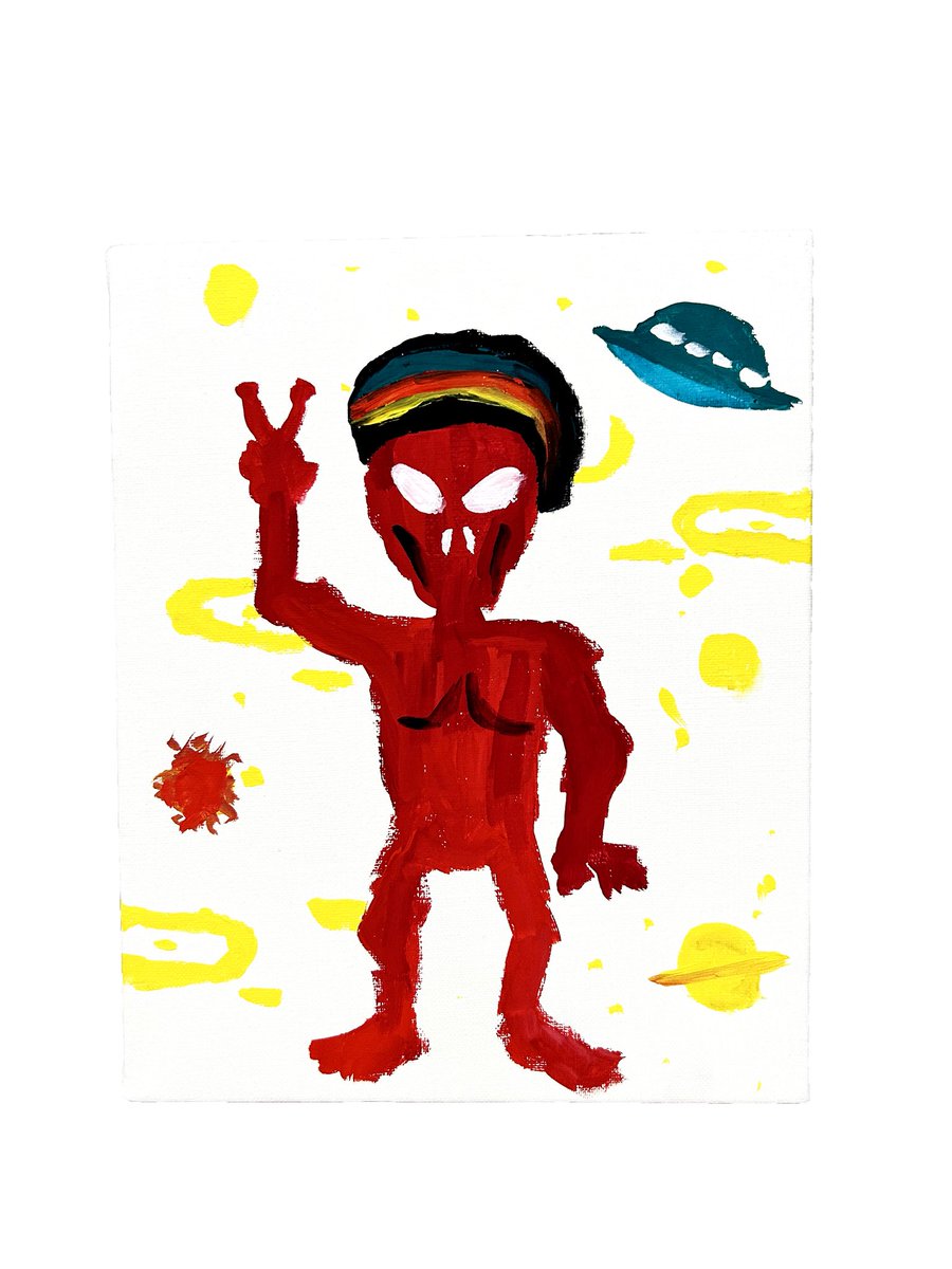 dice_painter's tweet photo. Rasta alien👽🇯🇲

#diceartworks 
#artist #paint #illustrator #drawing #sketch #painter #designer #illustration #artgallery #artworks #japaneseartist #アナログイラスト #イラスト #イラストレーション #私の個性はきっと誰かにささる https://t.co/WyKbYZSMrv