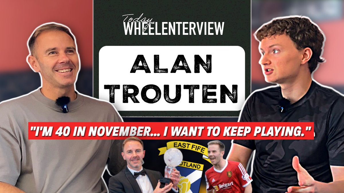 wheelenterview's tweet photo. 🚨 WE’RE BACK!

And it’s @EastFifeFC star Alan Trouten to kick us off eventually this season. 

Massive thanks to Newton Arms, Cambuslang for allowing us the time and space to film it, the best pub around! 💪🏻🍺

➡️ https://t.co/T6BbgJKYBb https://t.co/pIGGV0JkA2