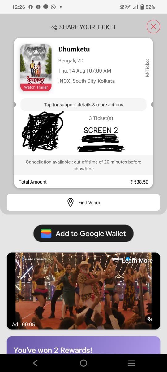 Pikai (@ipikainaskar) on Twitter photo Ticket booking done first day first show south city! Finally #Dhumketu big screen #Desu magic after 10 years ❤️ <a href="/idevadhikari/">Dev</a> <a href="/devpl_official/">Dev Entertainment Ventures</a> <a href="/RanaSarkar/">Rana Sarkar</a> <a href="/subhashreesotwe/">Subhashree Ganguly</a> <a href="/KGunedited/">Kaushik Ganguly</a> <a href="/pankajladia/">pankaj ladia</a> <a href="/dagcmedia/">Dag Creative Media</a> Ticket booking done first day first show south city! Finally #Dhumketu big screen #Desu magic after 10 years ❤️ <a href="/idevadhikari/">Dev</a> <a href="/devpl_official/">Dev Entertainment Ventures</a> <a href="/RanaSarkar/">Rana Sarkar</a> <a href="/subhashreesotwe/">Subhashree Ganguly</a> <a href="/KGunedited/">Kaushik Ganguly</a> <a href="/pankajladia/">pankaj ladia</a> <a href="/dagcmedia/">Dag Creative Media</a>