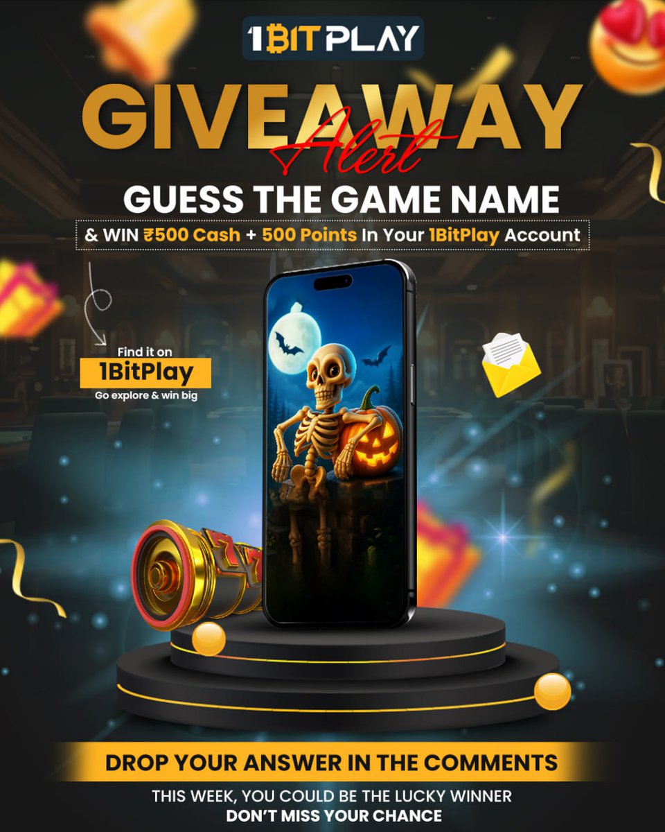 1bitplay's tweet photo. 🎁 1BitPlay MEGA GIVEAWAY – 1 WEEK ONLY 🎰
💸 Guess the Game Name & WIN ₹500 Cash + 500 Points in your 1BitPlay account!

🔥 Think you know your players? Prove it & grab your win!
🏆 ₹500 CASH + 500 POINTS = Big Boost. Big Fun.

✅ How to Enter:
1️⃣ Comment the Player’s Name below
2️⃣ Send a Screenshot in DM to claim your prize
3️⃣ Follow our Telegram page – Link in bio and @1bitplay_india INSTA ID📲

⚠️ Only valid for 1 week! Winners picked soon – Don’t miss out!
📲 Play • Win • Celebrate – Only at https://t.co/UTJNhWI89b

#GiveawayAlert #ContestIndia #GiveawayTime #GuessToWin #TrendingNow #CommentAndWin #InstaGiveaway #ContestSeason #TagToWin #FollowToWin #1BitPlayRewards #DailyGiveaway
#CasinoIndia #1bitdino #1bitplay #1bitplayindia