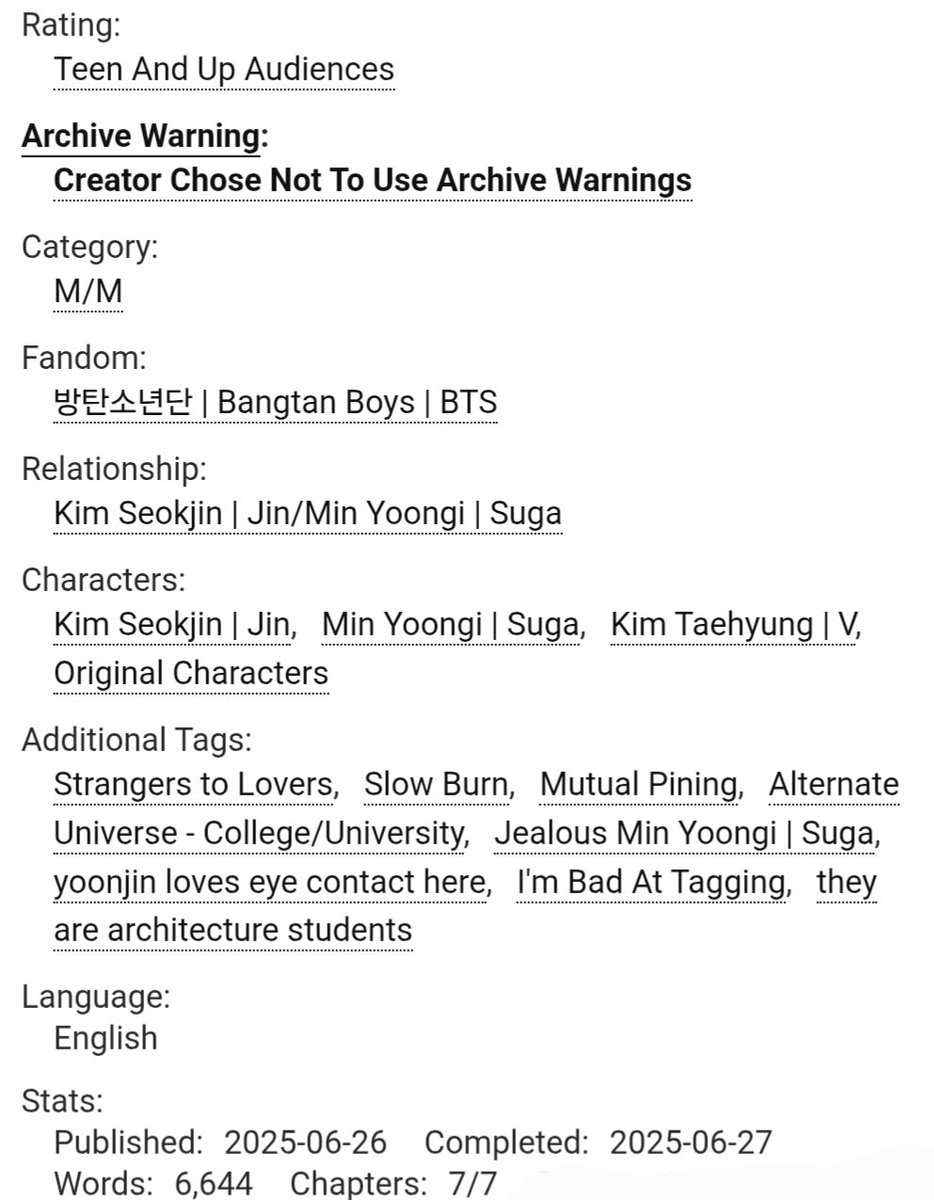 yoonjin fics & aus (REST) tweet media