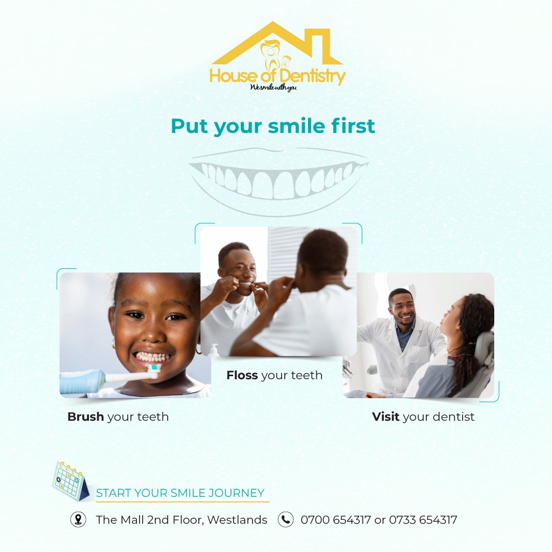 Your smile is more than teeth, it’s a reflection of who you are. Don't forget a healthy smile doesn’t happen by chance. It’s built, one habit at a time. Brush daily, floss often, and let us take care of the rest. Your smile is worth it.

Start your smile journey: