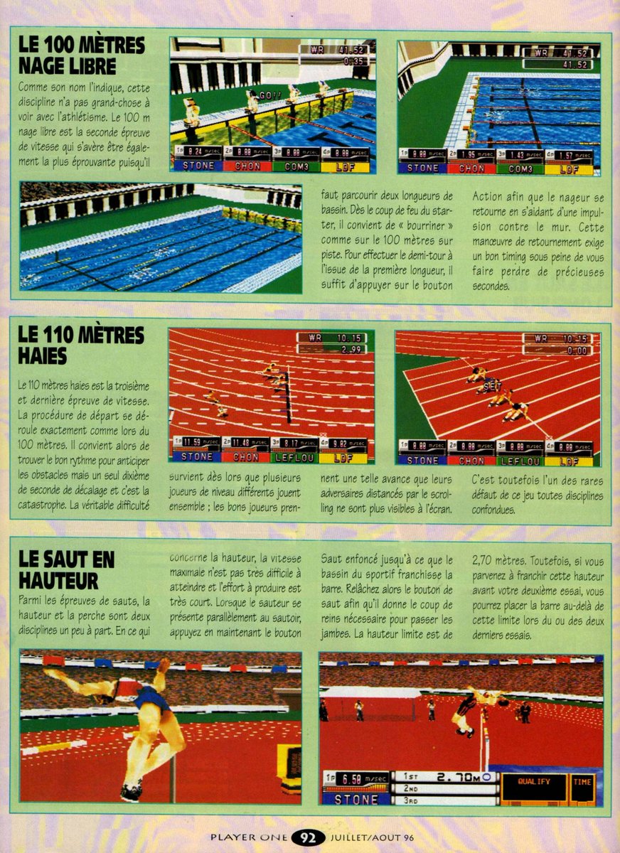 AllmightoFranky's tweet image. On enchaine avec les TESTS tout en restant dans la catégorie sport,le test de #International #TrackAndField sur la #Playstation!! Quelle pépite ce jeu!! 6 pages de Test!! 4/5