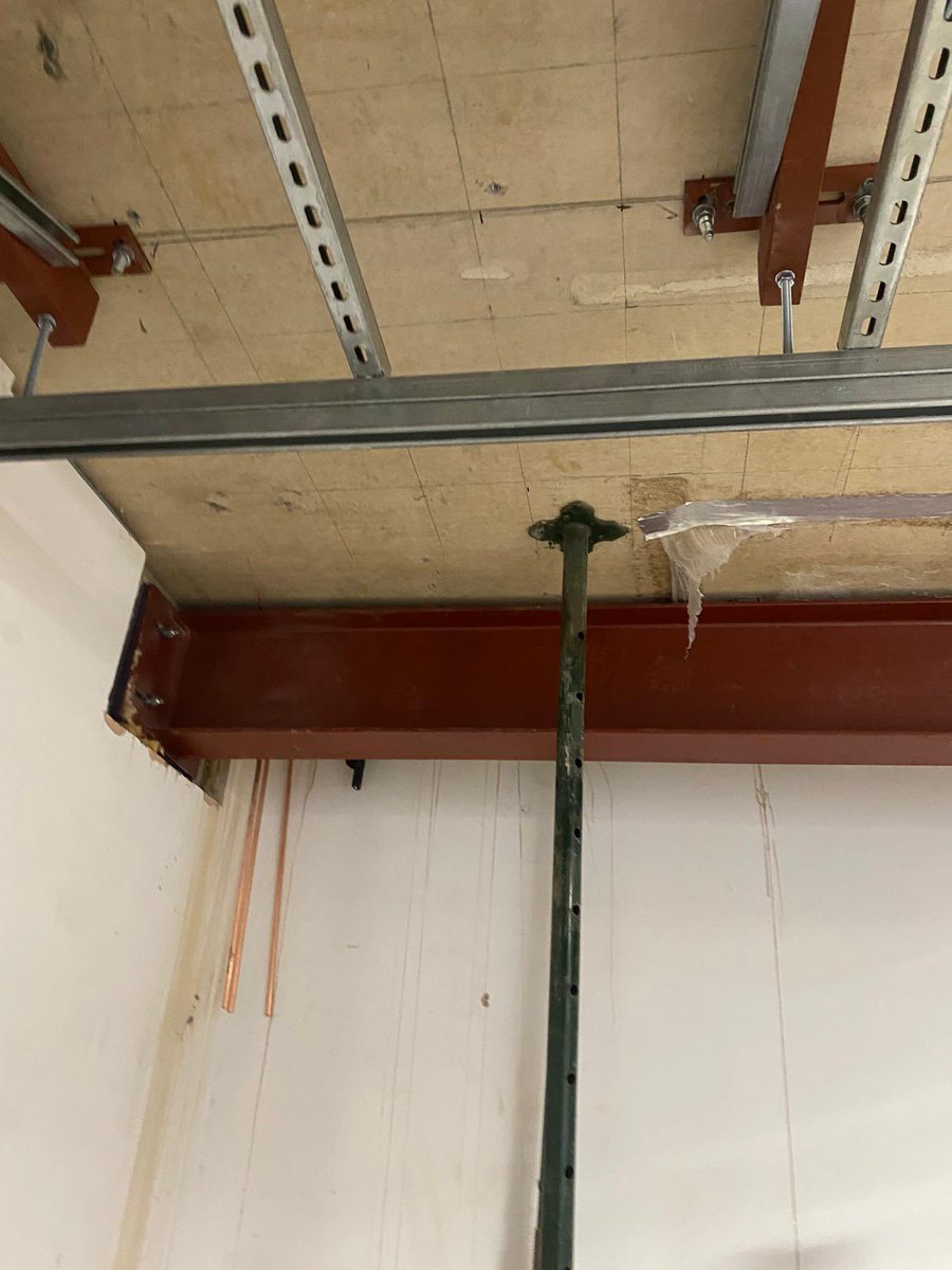 Design, supply and installation project of main supporting beams and Unistrut frame work in the basement screening room of a hospital in London.
 
Get in touch today for your FREE quote 
01525 530135 / 01908 794880 / 0203 150 4576 
sales@klassteel.co.uk