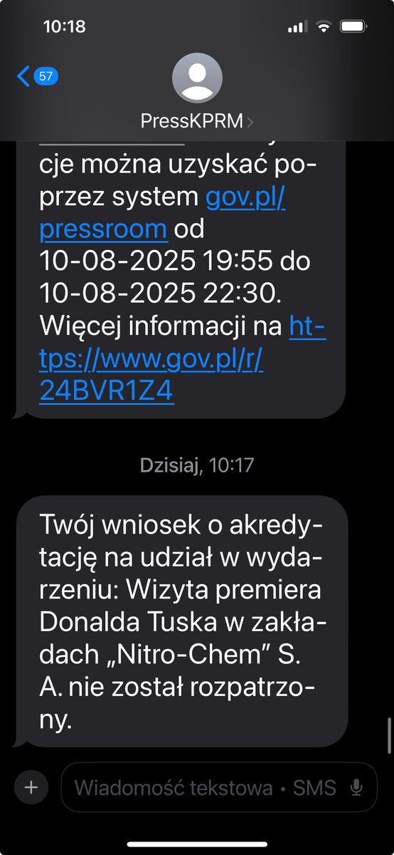 Monika Rutke (@rutkem) on Twitter photo Rząd wysyła info o wizycie <a href="/donaldtusk/">Donald Tusk</a> o godzinie 20.00, wizyta następnego dnia o 10.15 w Bydgoszczy. Informację o odmowie (powodów jak zawsze nie podają), dostaje o 10.17. Jak oni potwornie boją się dziennikarzy. Wczoraj na spotkaniu z <a href="/prezydentpl/">Kancelaria Prezydenta RP</a> był i TVN, i tvp w likwidacji. Rząd wysyła info o wizycie <a href="/donaldtusk/">Donald Tusk</a> o godzinie 20.00, wizyta następnego dnia o 10.15 w Bydgoszczy. Informację o odmowie (powodów jak zawsze nie podają), dostaje o 10.17. Jak oni potwornie boją się dziennikarzy. Wczoraj na spotkaniu z <a href="/prezydentpl/">Kancelaria Prezydenta RP</a> był i TVN, i tvp w likwidacji.