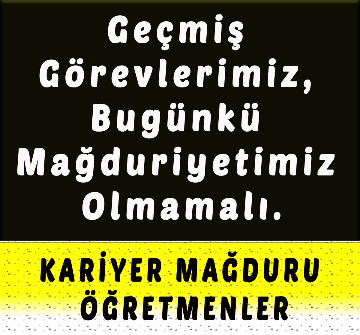 Fatmatderin's tweet photo. #kariyermagdurlari 
#deprem 
#pazartesi
 #iyikivarsınEren 
öğretmenler sizden gelecek müjdeyi bekliyor bizler hakkımız olanı istiyoruz.Bu mesleklerde alın teri döktük farklı gibi görünen aslında aynı meslektik. @Yusuf__Tekin @RTErdogan @_aliyalcin_ https://t.co/OnCrHVilgO