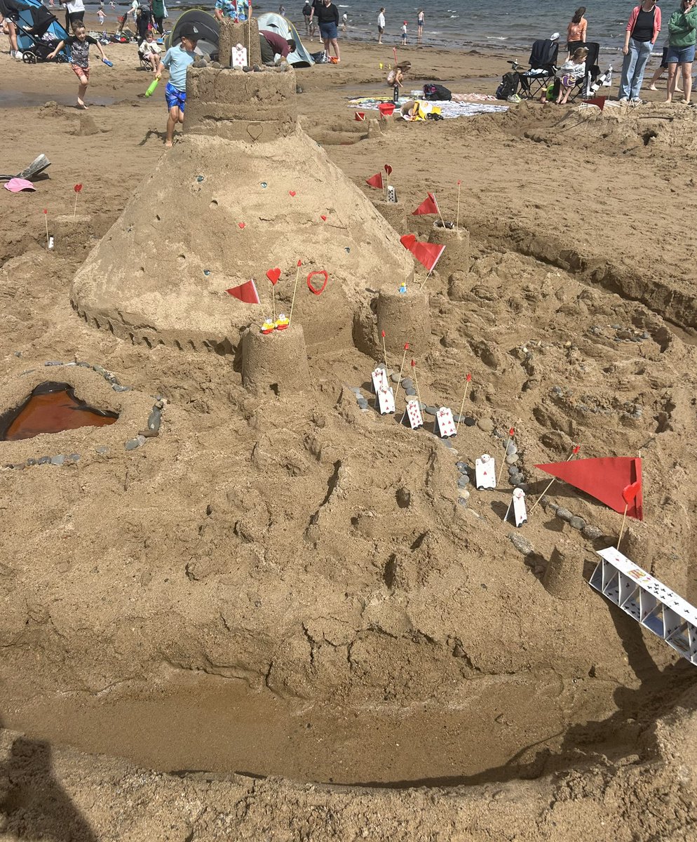 The 2025 Whitley Bay Sandcastle Competition Sandcastle entry WINNERS
