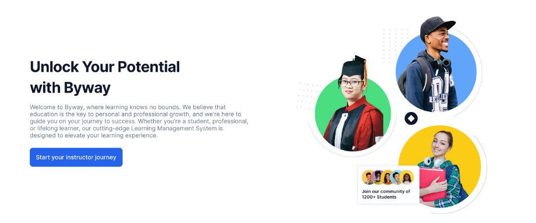_devEmmy's tweet image. Good morning devs, designers😃

Last week at @genesystechhub, my team and I were tasked with building a Learning Management System (LMS) called Byway for our build phase .
We’ve already kicked things off and are currently focused on developing the MVP. 🚀

#LockedIn 
#letsbuild