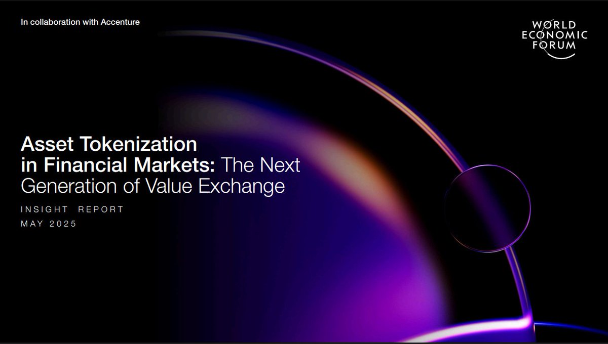 WEF: Tokenization is moving to scaled, regulated markets.

▪️ Fixed income, funds &amp; real estate are leading the way.
▪️ Liquidity, access &amp; programmable finance are driving adoption.
▪️ Trusted, interoperable frameworks will unlock its full potential.

IXS is the institutional