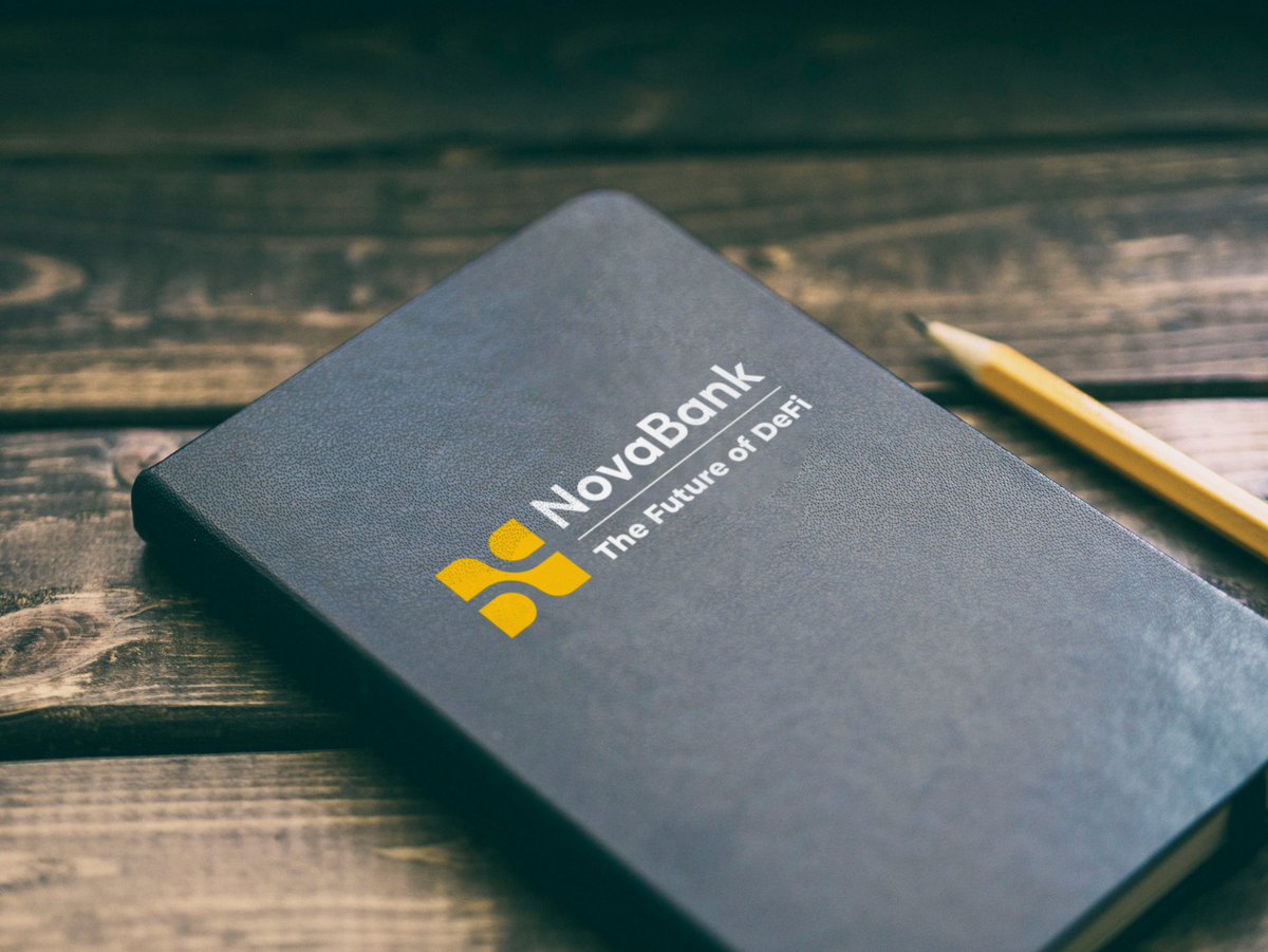 Turning pages into progress 📓💡 NovaBank — The Future of DeFi is being written today. #DeFi #NovaBank #Innovation