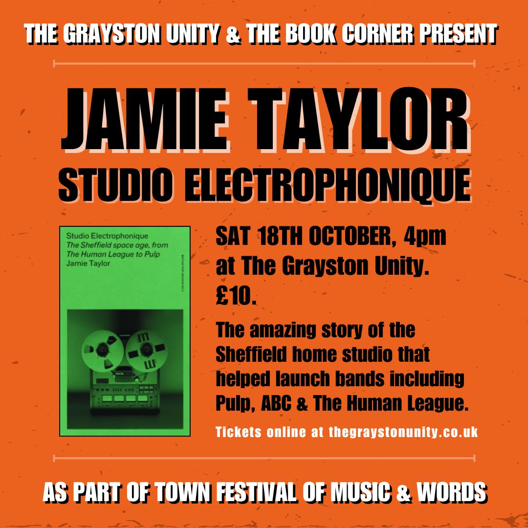 ManchesterUP's tweet image. Don&apos;t miss @ColdTapFilms in conversation with @misbehavingmonk at TOWN Festival in #Halifax as they unpack the amazing story of the home studio that helped launch some of Britain’s most beloved bands.

Tickets on sale now: seetickets.com/event/jamie-ta…
@GraystonThe