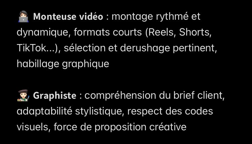 maevatopia's tweet image. 🔍 recherche missions freelance 

actuellement à la recherche de missions en freelance en tant que :

👩🏻‍💻 𝗠𝗼𝗻𝘁𝗲𝘂𝘀𝗲 𝘃𝗶𝗱𝗲́𝗼
👩🏻‍🎨 𝗚𝗿𝗮𝗽𝗵𝗶𝘀𝘁𝗲

📍 idéalement à distance ou sur Paris

✉️ possibilité d'envoyer mon portfolio en mp 

retweets fortement appréciés!