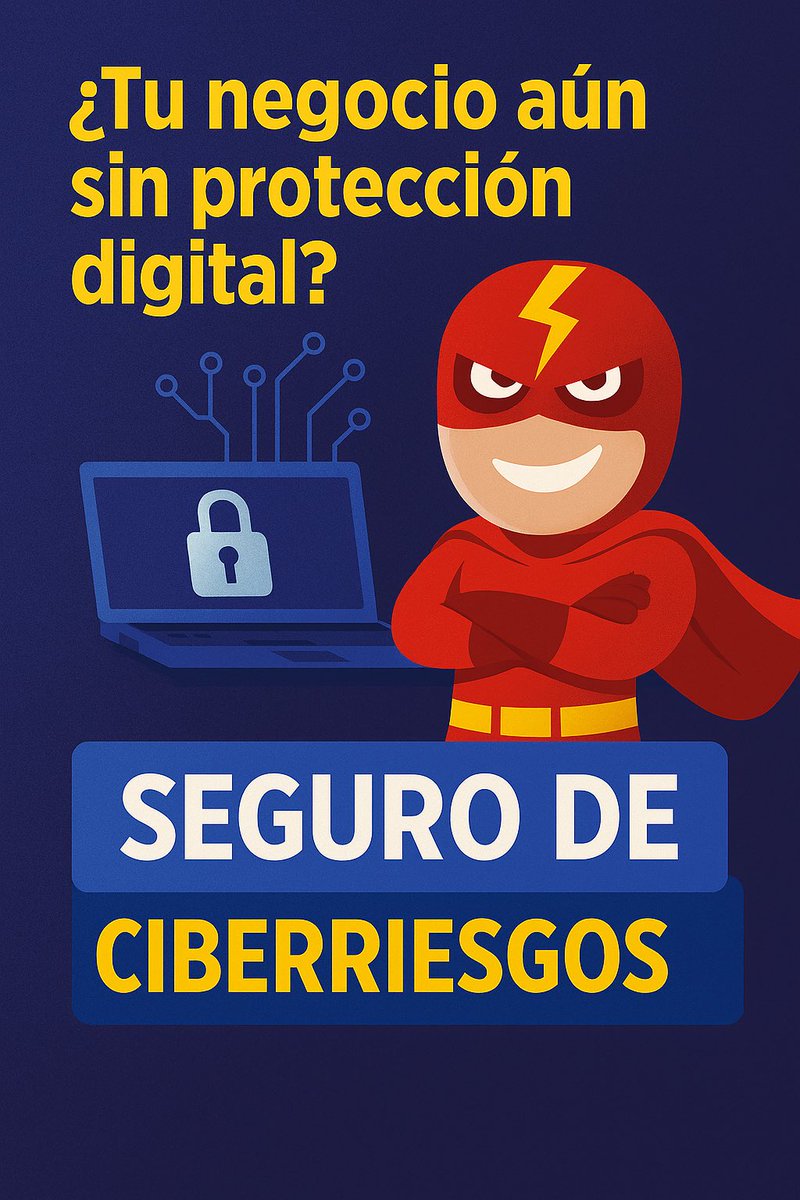 TURBOSEGUROS's tweet photo. ¿Tu negocio aún sin protección digital? 😰
Un solo clic te puede costar miles… o más.

Con el seguro de ciberriesgos, proteges lo más valioso:
✔️ Datos
✔️ Imagen
✔️ Tranquilidad

https://t.co/w13MEXRkJU

#Ciberriesgos #ProtecciónDigital #TurboSeguros https://t.co/HWeFHwKBbY