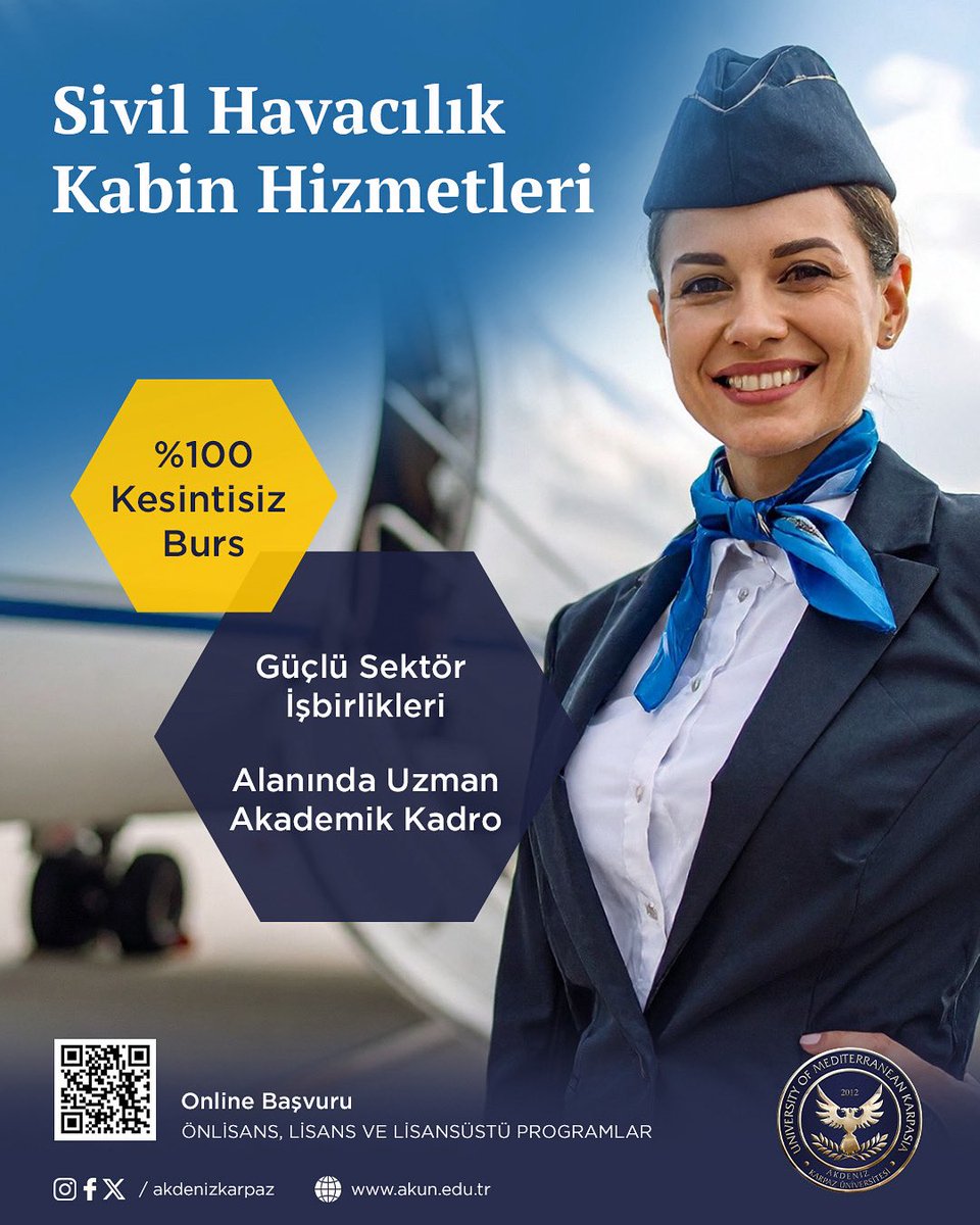 ✈️ Geleceğin Kabin Memurları Burada Yetişiyor!

📍 Deneyimli akademik kadro
📍 Sektörle iç içe uygulamalı eğitim
📍 Uluslararası geçerli diploma

📢 Kontenjanlar dolmadan tercihini yap!
🎓 Sivil Havacılık Kabin Hizmetleri
📲 WhatsApp Destek Hattı: 0548 830 2590