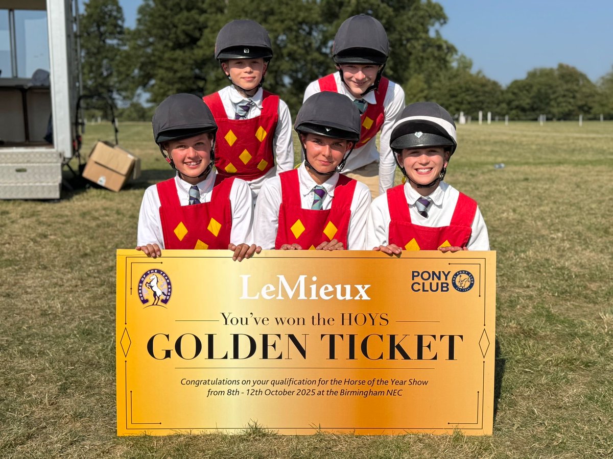 Broadwellstud's tweet photo. Super proud of these kids they battled on to the end @ThePonyClub champs to win their place at HOYS a rollercoaster of emotion … phew #mountedgames https://t.co/WdJ97XMwca
