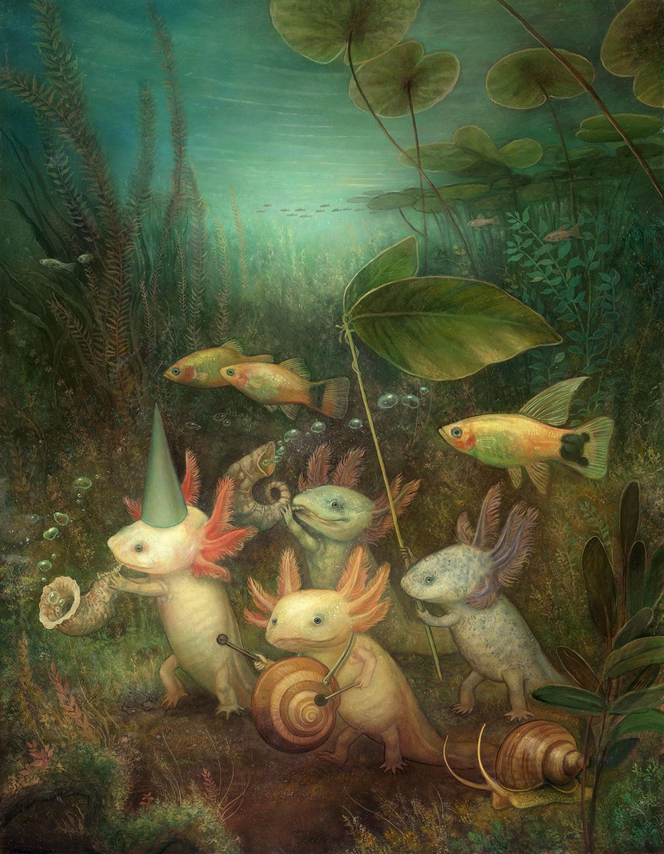 アニー・ステッグ
（Annie Stegg、1982-）
『ウーパールーパーのパレード』
（The Axolotl Parade）