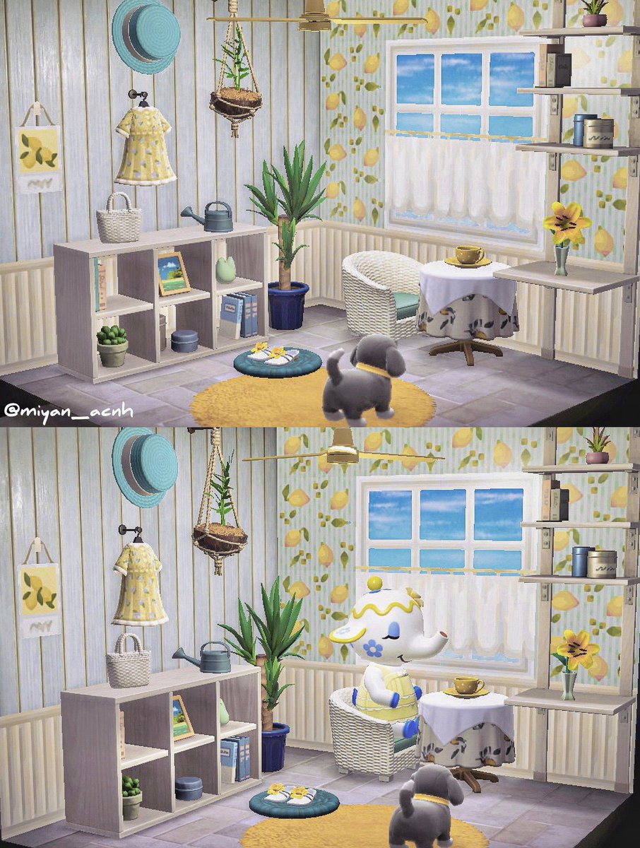 4×4 
lemon tea room🍋🫖🌿

ちょっと久しぶりのあつ森です🏝️

#あつまれどうぶつの森 #あつ森 
#あつ森写真部 #animalcrossing #acnh