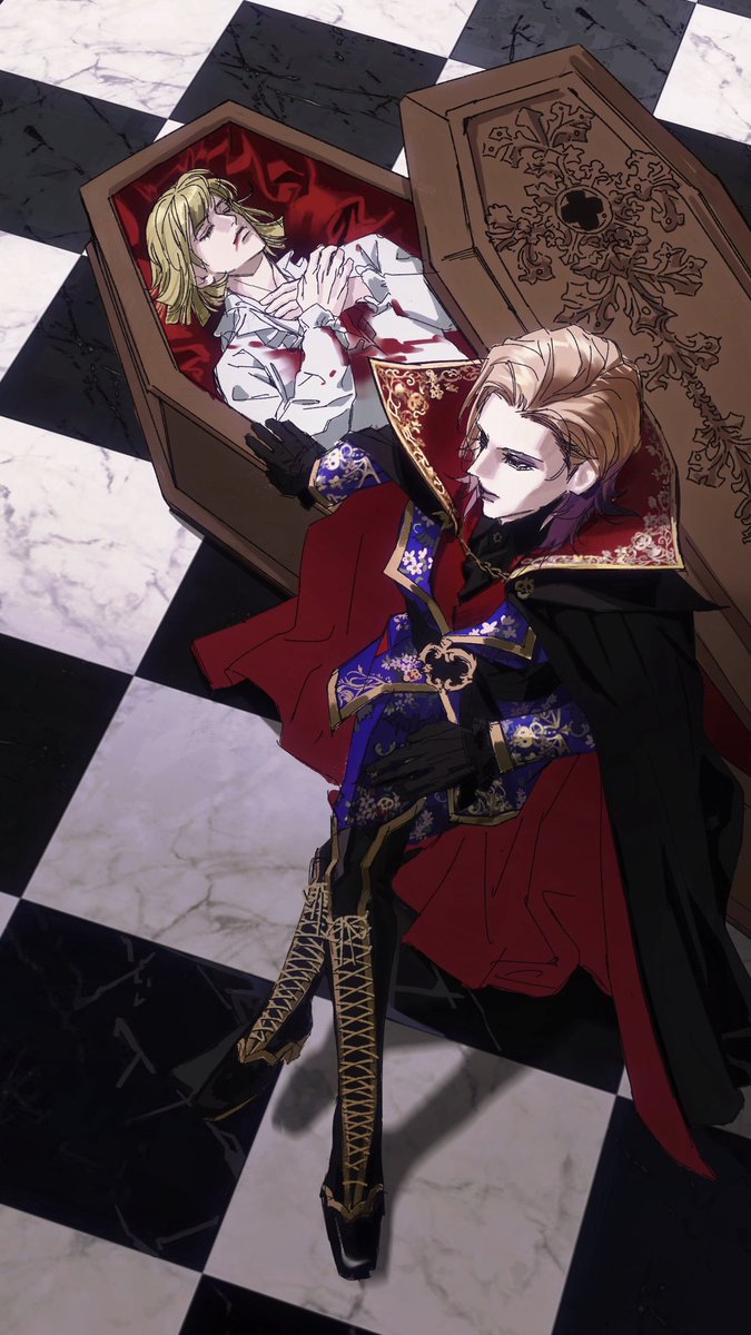 enxioudisi1's tweet photo. 🩸🏹️👑🍷 #twstファンアート https://t.co/Hb7ykmYHLO