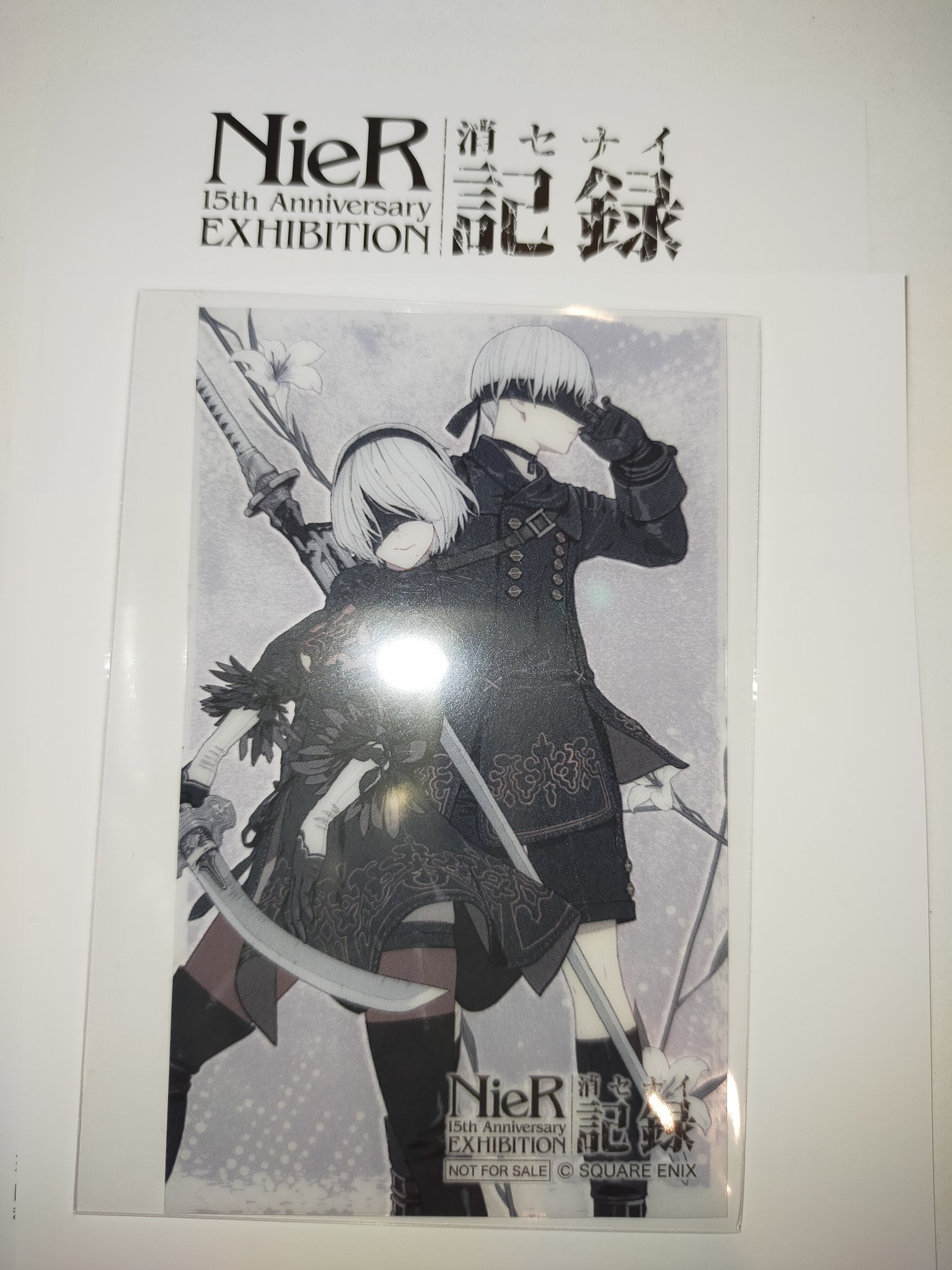 NieR 15th EXHIBITION 消セナイ記録 ニーア展 色紙 未開封② NieR 15th EXHIBITION 消セナイ記録 ニーア展 色紙 未開封②