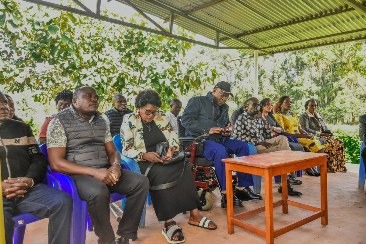 This morning, in the company of several Bungoma leaders, I was privileged to have a fruitful meeting with catechists from across Bungoma County, at Maliki Catholic Church, Milima Ward, Tongaren Constituency, where we discussed ways to uplift our county through unity, servant