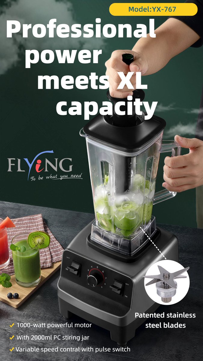 Lucas69503012's tweet image. 2L Commercial Blender Mixer Food Processor Juicer Smoothie Ice Crush
#CommercialBlender #PowerfulBlender #SmoothieMaker #JuiceBarEquipment #CafeEssentials #KitchenTools #FoodBusiness #BarBlender #HighSpeedBlender #BlenderMachine #RestaurantSupplies