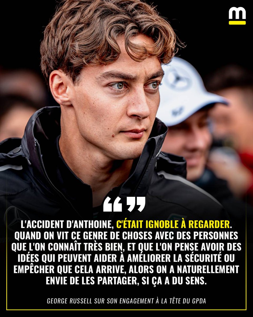Motorsport_FR's tweet photo. Ces accidents "ignobles" qui ne feront pas taire George Russell 🗣️

🎙️ 𝐄𝐧𝐭𝐫𝐞𝐭𝐢𝐞𝐧 𝐞𝐱𝐜𝐥𝐮𝐬𝐢𝐟 👉 https://t.co/RH7K77JNeW

#F1 #GPDA https://t.co/amsKz6bD9U