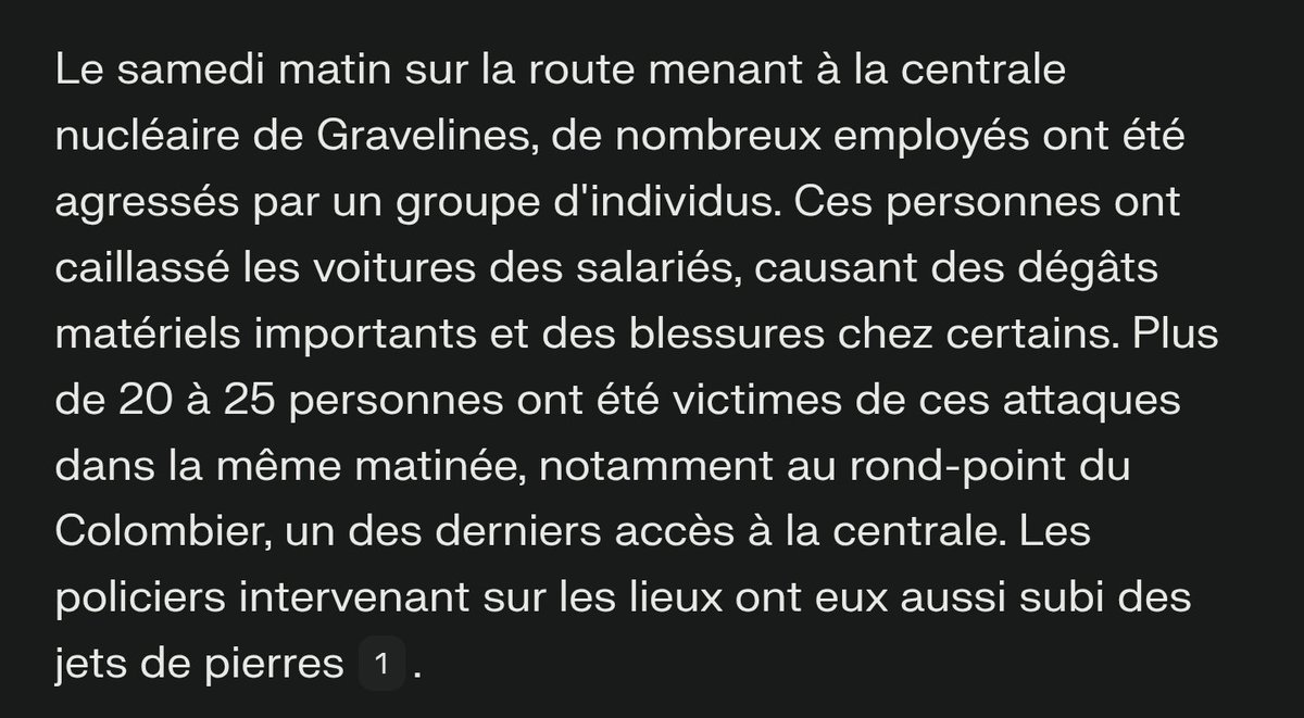 Une attaque sur des salariés ☢️ met la centrale #nucléaire des Gravelines complètement à l'arrêt