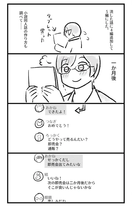 きっこうさんが小説を書いた話
続く 
