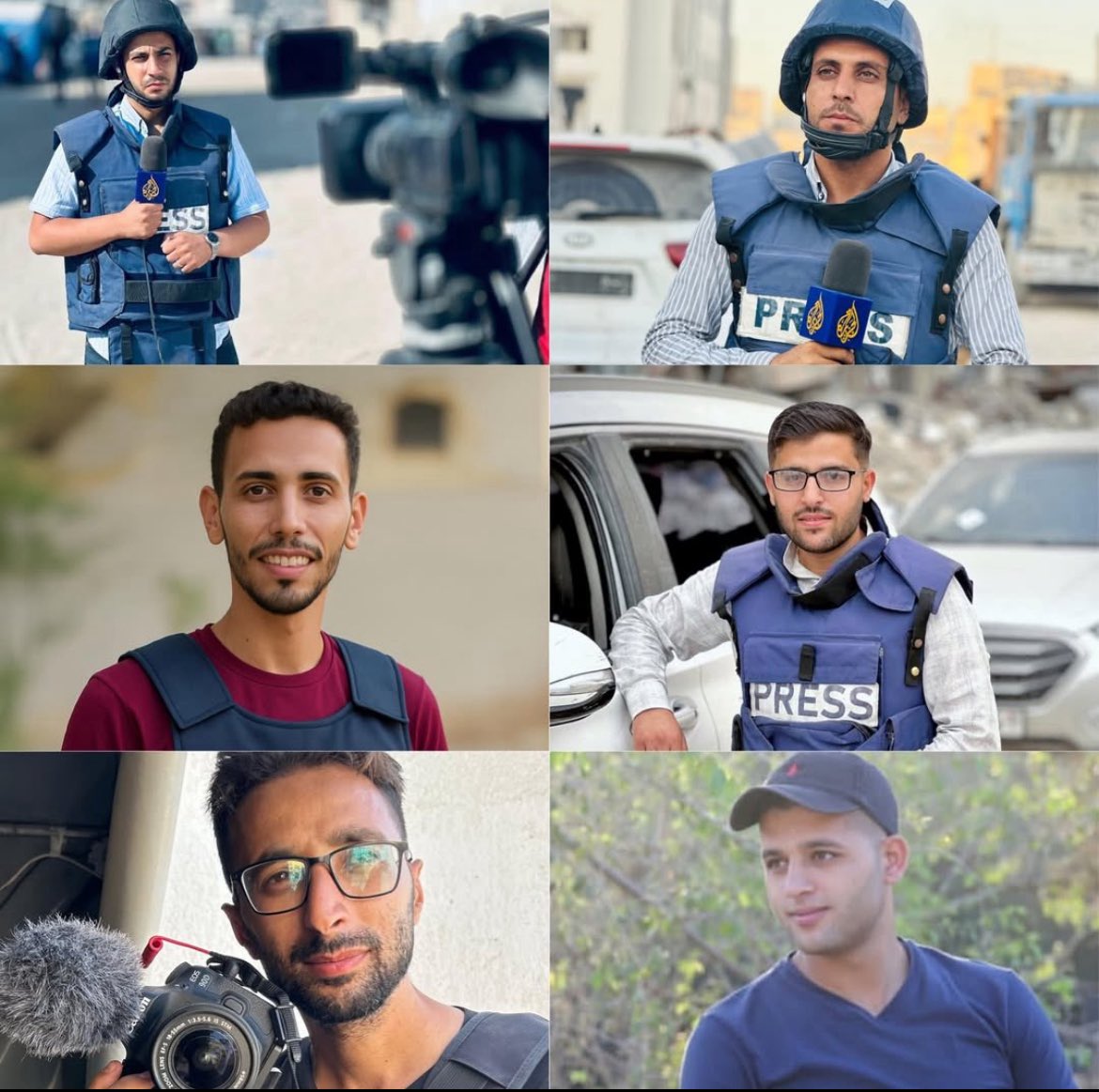 avantibionda's tweet photo. Si parla di più di Anas Al Sharif perché era il più noto tra quelli che Israele ha preso di mira e ucciso ieri, ma i giornalisti assassinati sono 6:
Mohammed Qraiqea
Ibrahim Al Thaher
Mohamed Nofal 
Moamen Aliwa
Mohammed Al-Khalidi
E quelli italiani sanno dire solo “Israele dice” https://t.co/zHXPgCvYzR