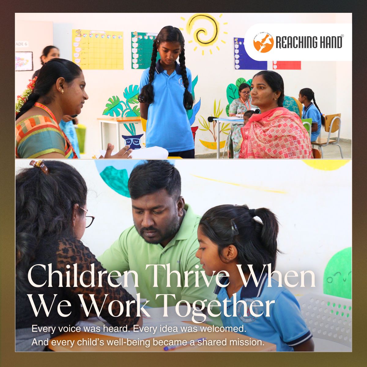 ReachingHandBlr's tweet image. Our recent Parent-Teacher Meeting was a celebration of partnership and purpose.

Families and educators came together to share ideas, align goals, and strengthen our collective commitment to every child’s success.
#ParentTeacherMeeting #CommunityInEducation