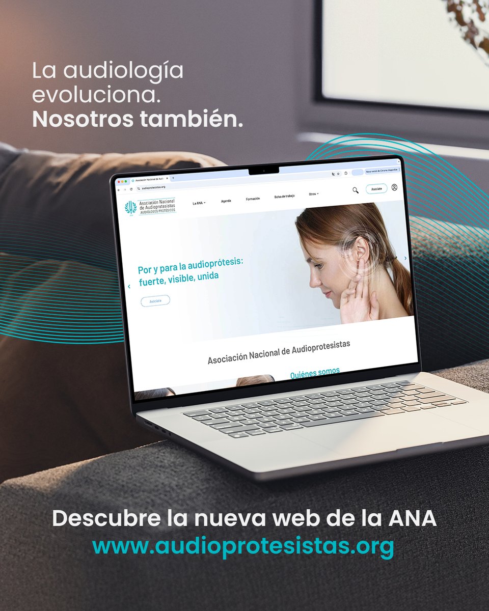 La audiología evoluciona 🔄 Y nosotros también.

Estrenamos nueva web: más accesible, útil y pensada para ti.
Formación, recursos, actualidad y comunidad, todo en un solo lugar.

🌐 audioprotesistas.org

#NuevaWeb #Audiología #Audioprótesis #ComunidadANA