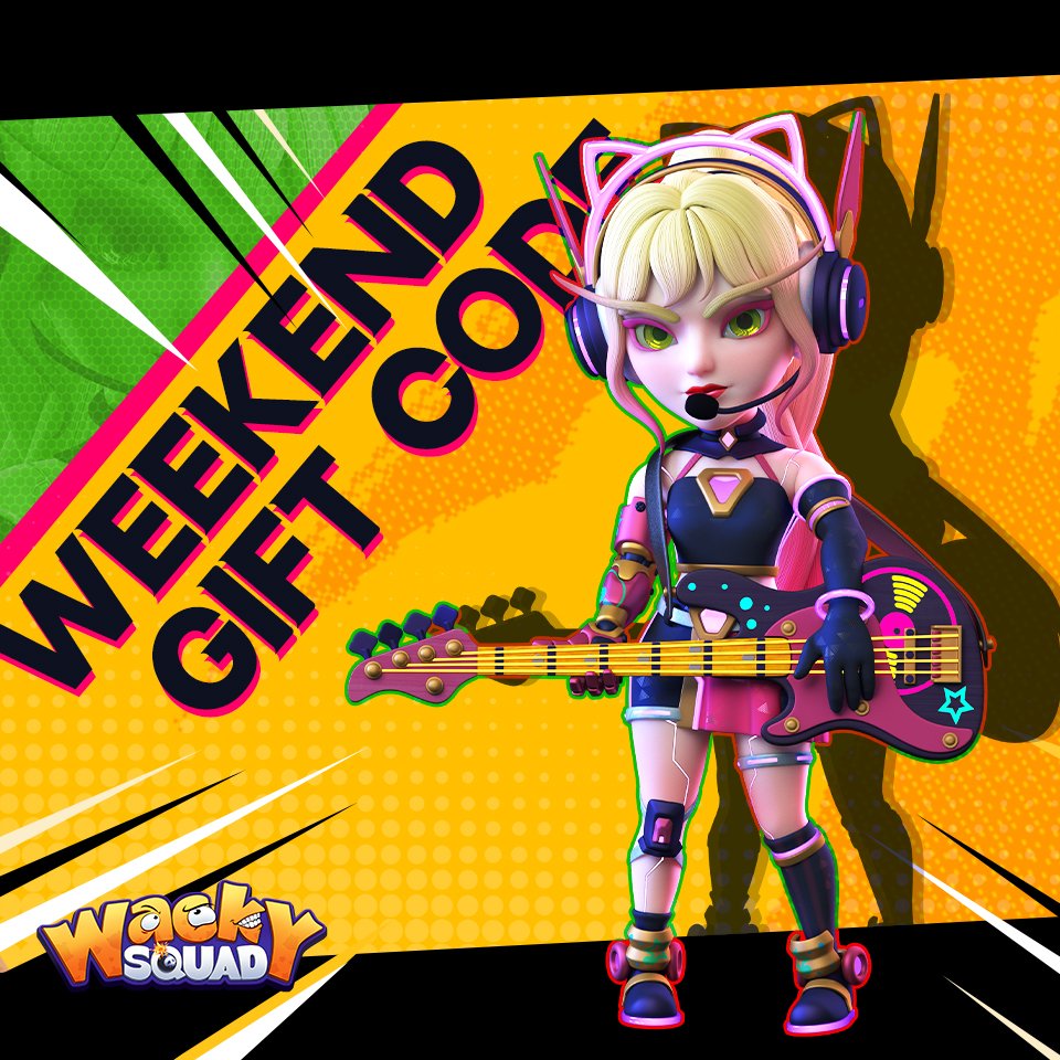 WackySquadOFFIC's tweet photo. Dear Wacky Heroes! We are preparing a special gift code for everyone! 🙌
🎁Gift Code:P4M7D3,
🎊Gift Contents: 300 Advancement Stones x 1000, Gems x 300 
Valid until Sep10, 2025, 23:59! Don’t miss out!
#WackySquad https://t.co/f1zqnQEHCS