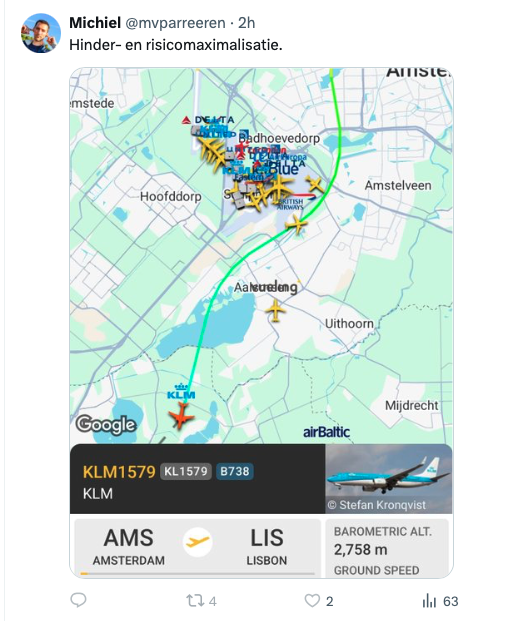 AlphaKilo01's tweet photo. de zielige beroepsklager uit Burgerveen heeft nu ook al hinder van toestellen op 3km hoogte. https://t.co/kCrAc5g7ja