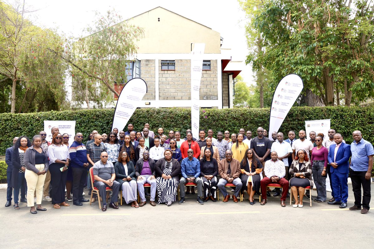 PfmrsKenya's tweet photo. Led by the Programme Coordinator,we held our Annual Workplanning to set priorities for the FY25/26  under the PFM Reforms Strategy 2023–2028. The session brought together focal persons from implementing MDAs to align plans, strengthen coordination, and drive impactful reforms. https://t.co/FM482BU479