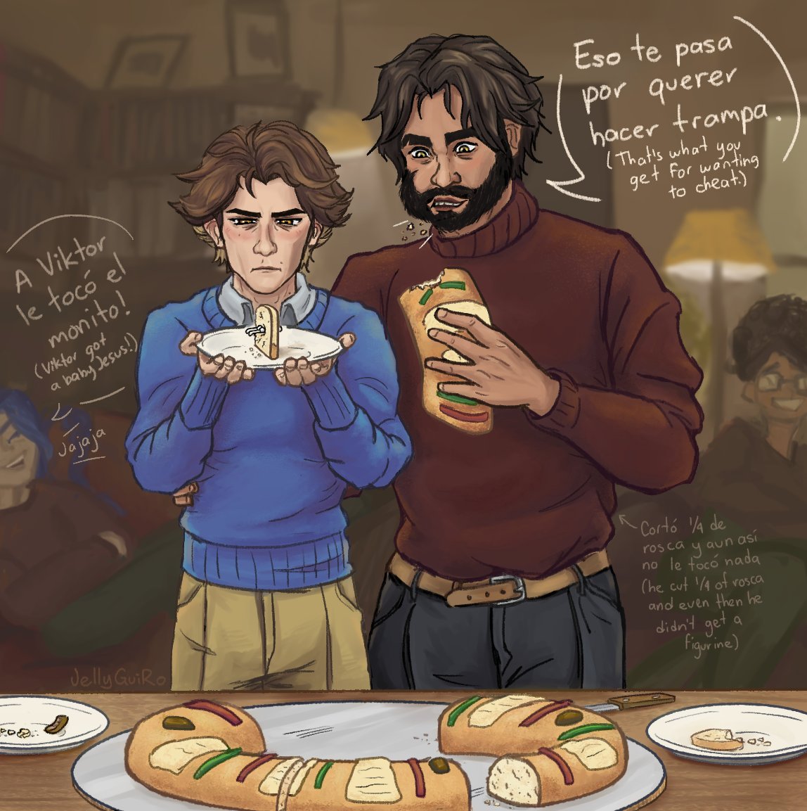 Llegó el día 🥳🥳🥳🥳 #latinojayvikweek 
Día 1, festividades: 
Día de reyes/Three Magi day!

(Jayce didn't get a monito, but he will have to host anyways)
<a href="/latino_jayvik/">LIVE! ☀️ Latino Jayvik Week .ᐟ</a>