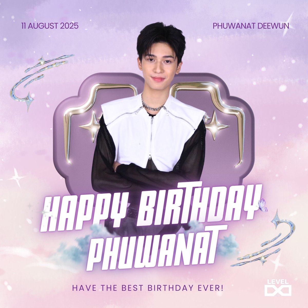 Happy Birthday Phuwanat  🎂🎉

Have a great time on your birthday! 

11 August 2025 
#HappyPhuwanatDay 
#level8ent_