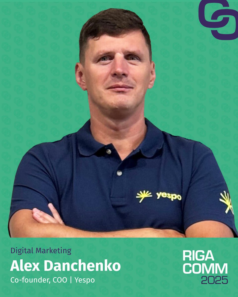 RigaComm's tweet photo. 📢 New Riga Comm 2025 Speaker Announcement!
We're thrilled to introduce:
◦ Marija Vorkule, PR consultant, LU lecturer and Phd student
◦ Alex Danchenko, Co-founder, COO of Yespo
◦ Dmytro Kudrenko, Founder of Stripo
More at https://t.co/d31T6aVk6v
#RigaComm #RC25 https://t.co/T8qVAZEXob