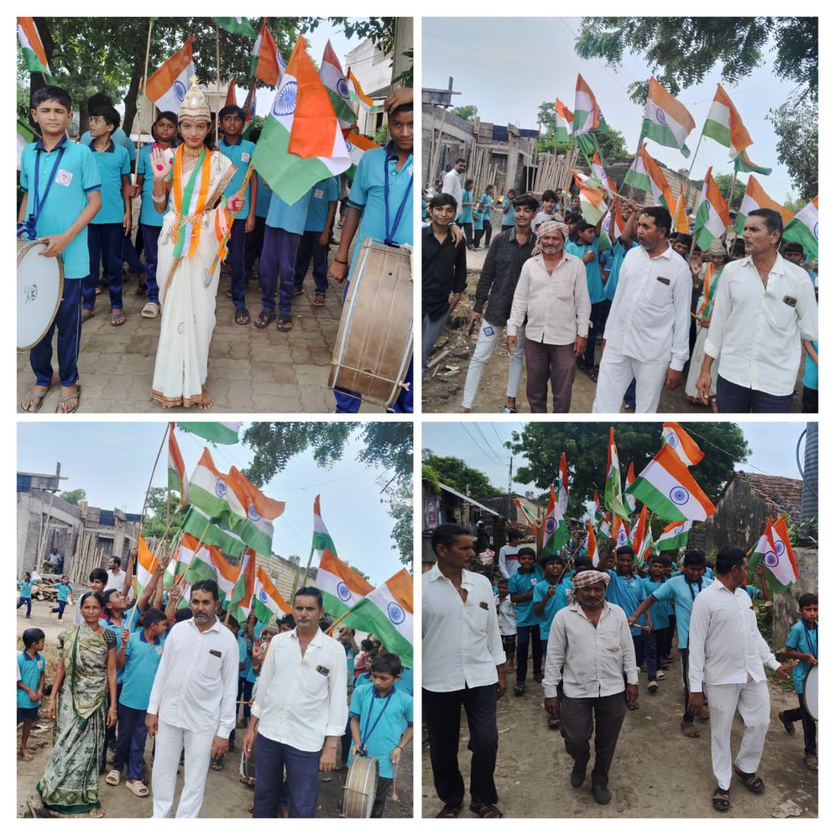 TdoKhambha's tweet photo. ખાંભા તાલુકાના વિવિધ ગામોએ "હર ઘર તિરંગા,હરઘર સ્વચ્છતા:સ્વતંત્રતાકા ઉત્સવ સ્વચ્છતા કે સંગ" થીમ અંતર્ગત તિરંગા યાત્રાનું આયોજન કરવામાં આવ્યું.
#HarGharTiranga2025 #harghartirangahargharswachhata #harghartirangarally 
@mopr_goi @gujprhdept @GujDCoffice @CollectorAmr @ddoamreli https://t.co/FnpTj2fWHi