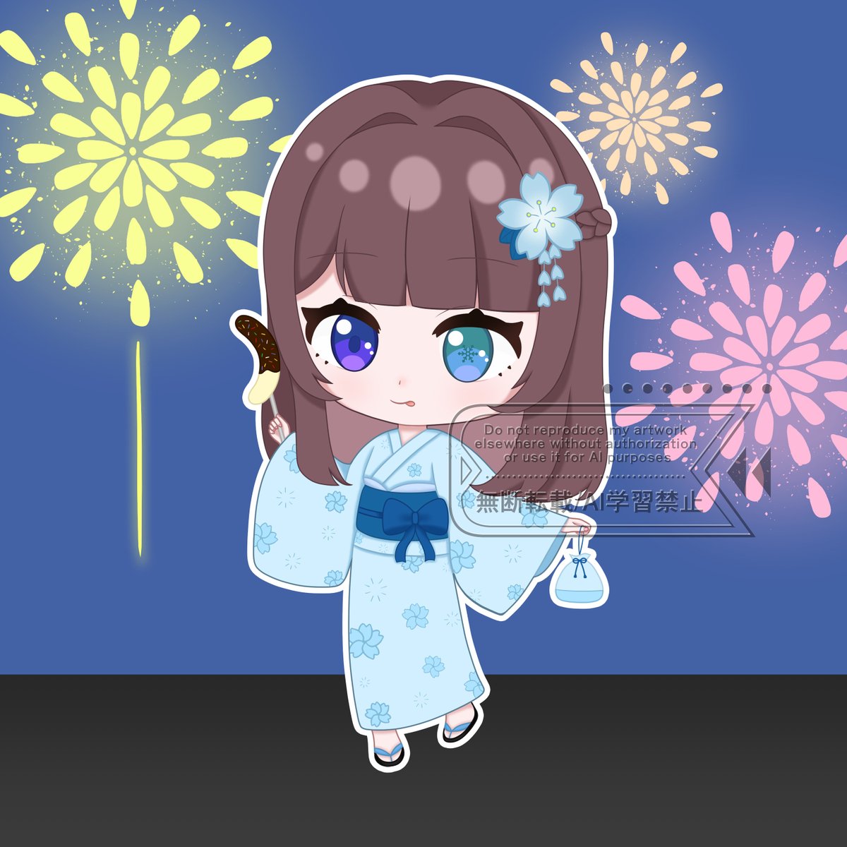 無償SDイラスト企画
🎁当選者：露梨 なむ汰様 (#Tuyuri_Namuta)のイラストを制作させていただきました🍀

ご参加いただきありがとうございました！✨