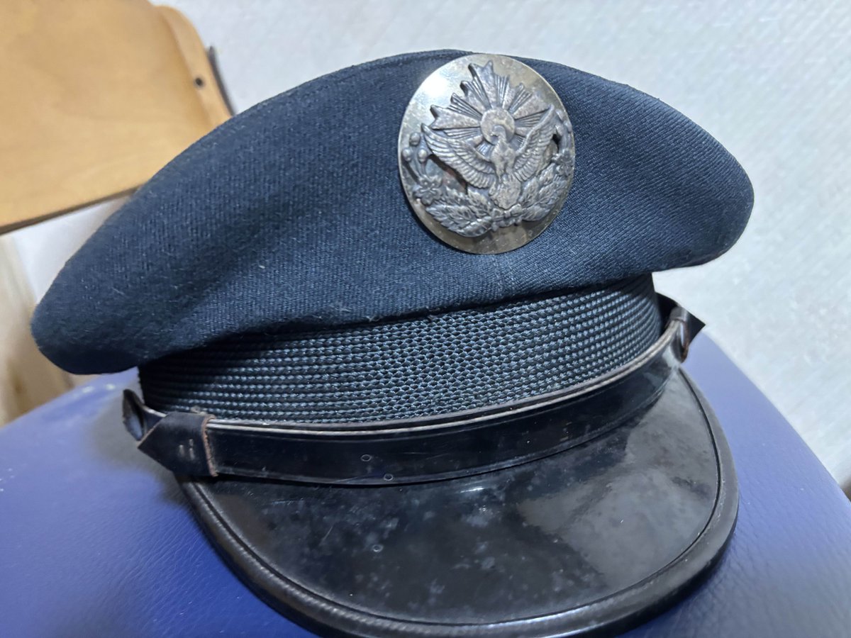 警察予備隊 警察予備隊 帽章 旭日章鳩 幹部帽章