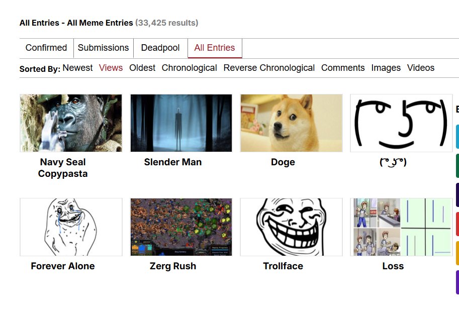 Number one most viewed meme and only 70K MC

do the math on that...