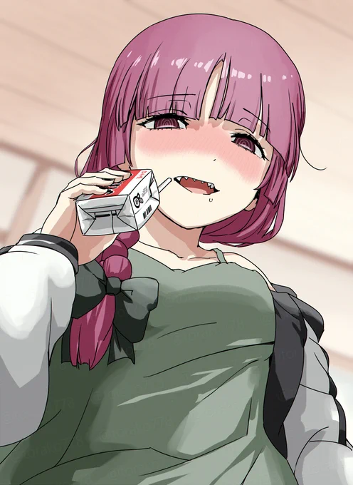 とりあえず描いてみたかったシリーズ 「膝枕してくれるきくりさん」