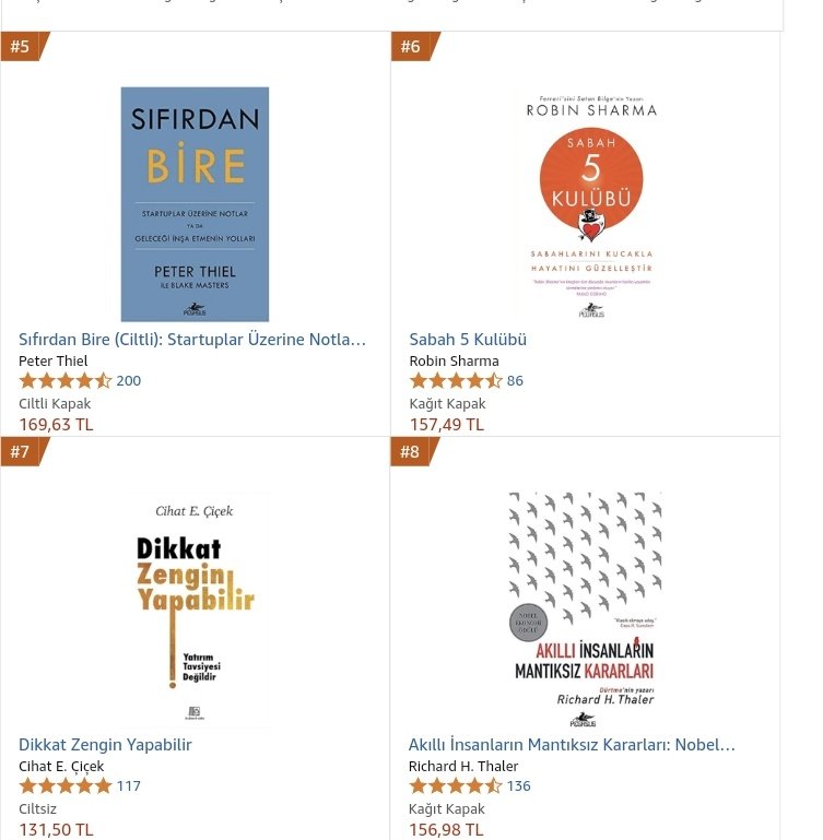 IsKitaplari's tweet image. İş Yönetimi ve Liderliği Kategorisinde Çok Satanlar
11 Ağustos 2025

1. Paranın Psikolojisi
@morganhousel 
2. Para Bağırır Servet Fısıldar
@MertBasaran_inv 
3. Babil’in En Zengin Adamı
George S. Clason
4. İlkeler: Hayat &amp;amp; İş
Ray Dalio
5. Sıfırdan Bire 
Peter Thiel
6. Sabah 5…