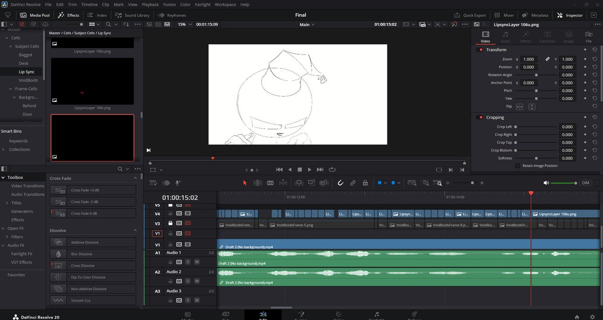 Almost finished! I'm compiling everything in resolve now! Gonna add some cool effects and stuff