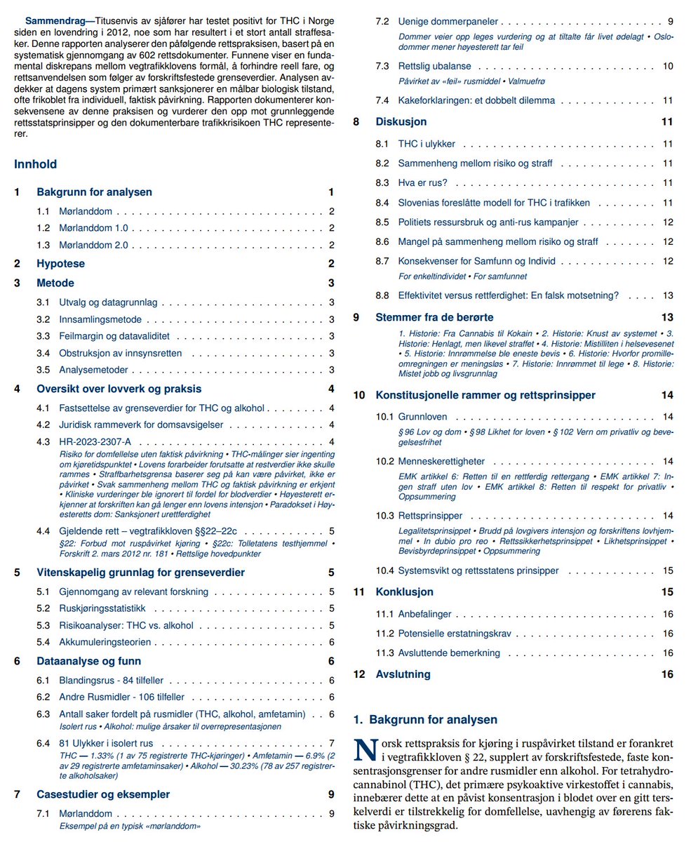 Se på denne rapporten som en komplett verktøykasse for alle som jobber med feltet. Den inneholder et stort, unikt datasett, en grundig gjennomgang av forskningen, og en skarp juridisk kritikk av gjeldende rett. 

Dette er innholdsfortegnelsen: