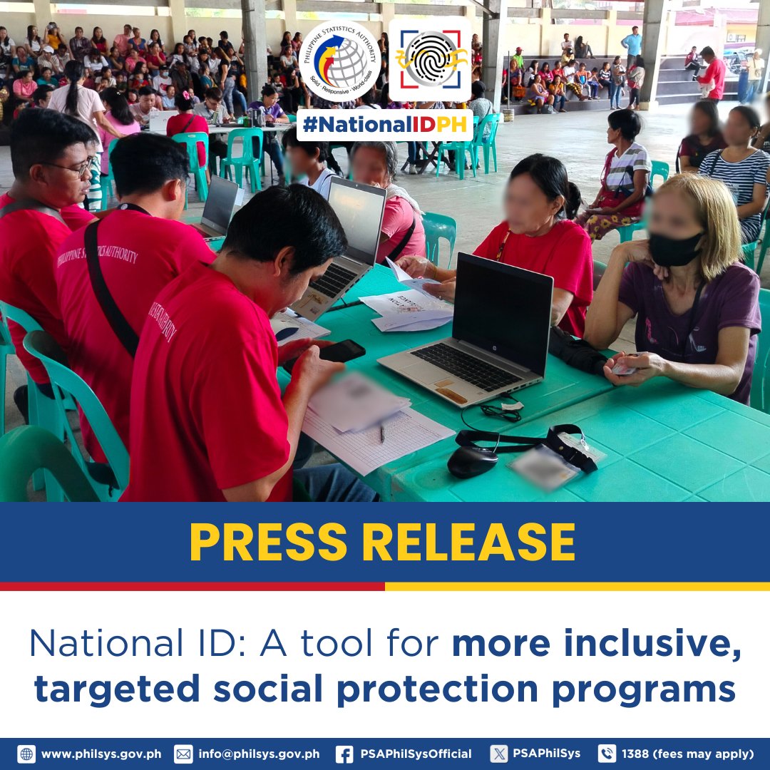 PSA Philippine Identification System (@psaphilsys) on Twitter photo ๐๐๐ญ๐ข๐จ๐ง๐๐ฅ ๐๐: ๐ ๐ญ๐จ๐จ๐ฅ ๐๐จ๐ซ ๐ฆ๐จ๐ซ๐ ๐ข๐ง๐๐ฅ๐ฎ๐ฌ๐ข๐ฏ๐, ๐ญ๐๐ซ๐ ๐๐ญ๐๐ ๐ฌ๐จ๐๐ข๐๐ฅ ๐ฉ๐ซ๐จ๐ญ๐๐๐ญ๐ข๐จ๐ง ๐ฉ๐ซ๐จ๐ ๐ซ๐๐ฆ๐ฌ
Read here: psa.gov.ph/node/168407848โฆ
#NationalIDPH #PSA ๐๐๐ญ๐ข๐จ๐ง๐๐ฅ ๐๐: ๐ ๐ญ๐จ๐จ๐ฅ ๐๐จ๐ซ ๐ฆ๐จ๐ซ๐ ๐ข๐ง๐๐ฅ๐ฎ๐ฌ๐ข๐ฏ๐, ๐ญ๐๐ซ๐ ๐๐ญ๐๐ ๐ฌ๐จ๐๐ข๐๐ฅ ๐ฉ๐ซ๐จ๐ญ๐๐๐ญ๐ข๐จ๐ง ๐ฉ๐ซ๐จ๐ ๐ซ๐๐ฆ๐ฌ
Read here: psa.gov.ph/node/168407848โฆ
#NationalIDPH #PSA