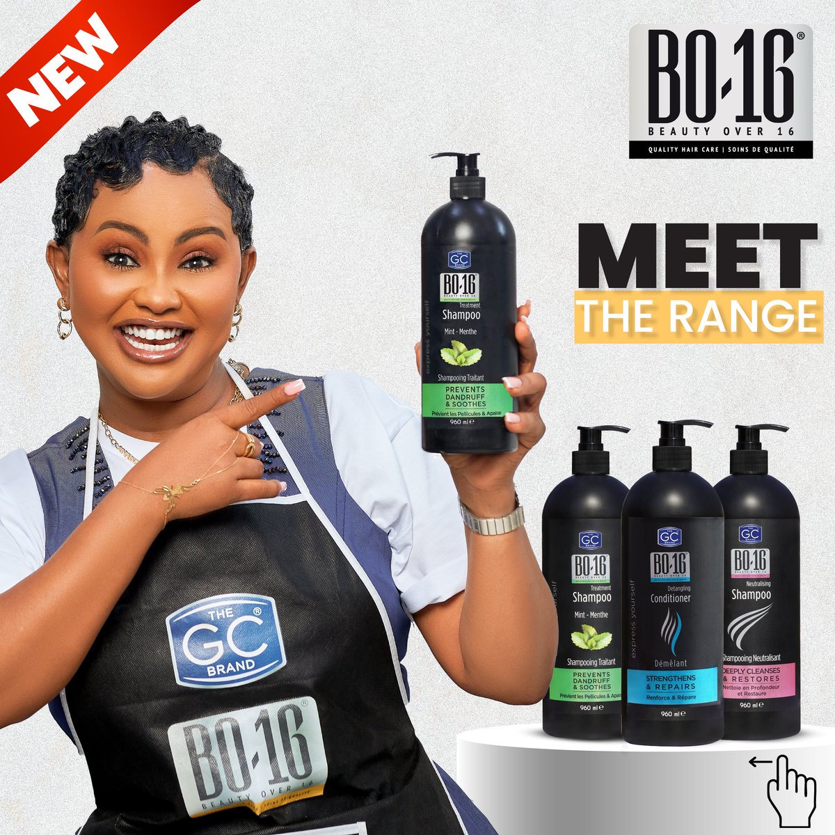 GhandourGhana's tweet photo. Meet your new essentials: Neutralising Shampoo, Mint Shampoo, and Detangling Conditioner. Available in 960ml & 4L!
#BO16 #BO16HairEssentials #GhandourCosmetics #TheGCBrand #HealthyHairStartsHere https://t.co/nrmc2Gw3av