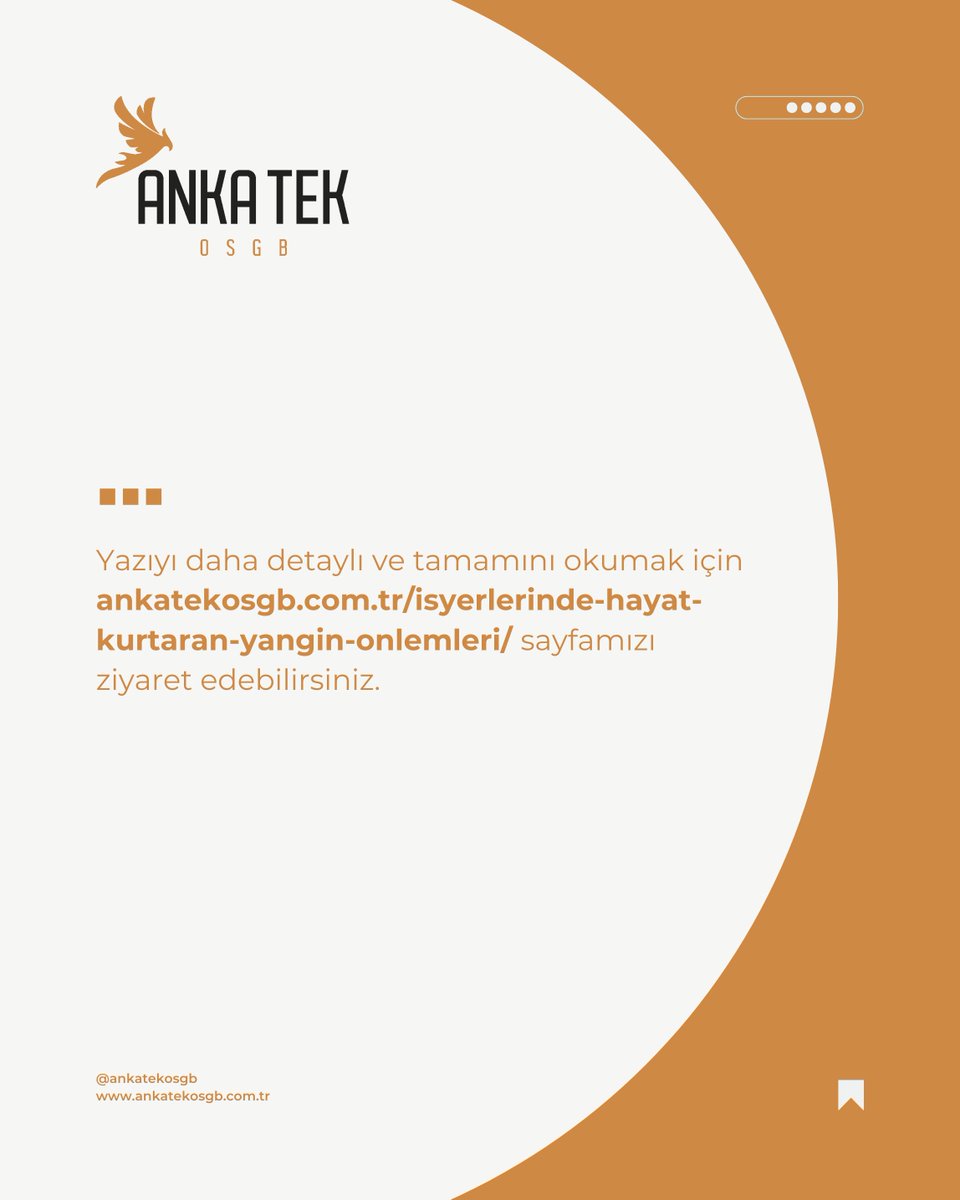 İş Yerinde Hayat Kurtaran Yangın Önlemleri!

Yangın, iş yeriniz için en büyük tehditlerden biri olabilir. Ancak doğru önlemlerle bu riski en aza indirmek mümkün!

👇 

ankatekosgb.com.tr/isyerlerinde-h…