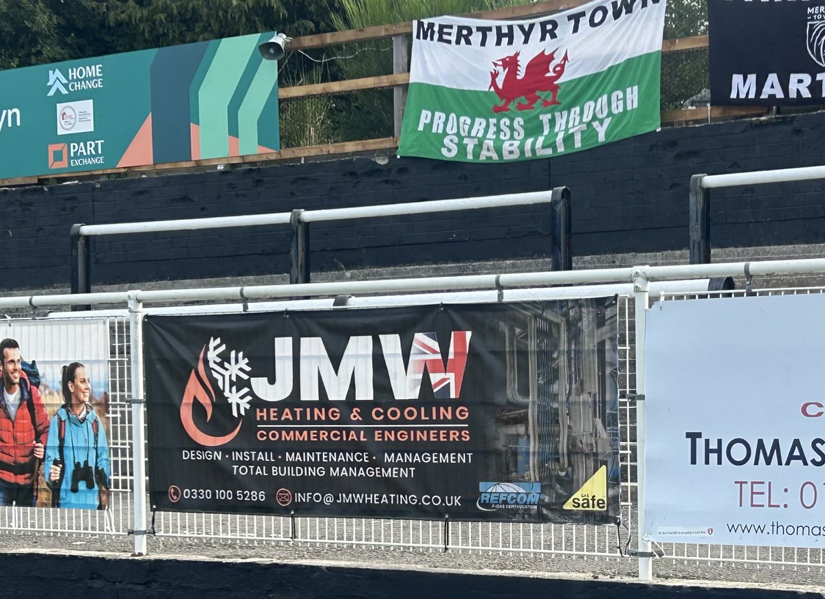 jmwheating's tweet image. Another season sponsoring The Martyrs @MerthyrTownFC